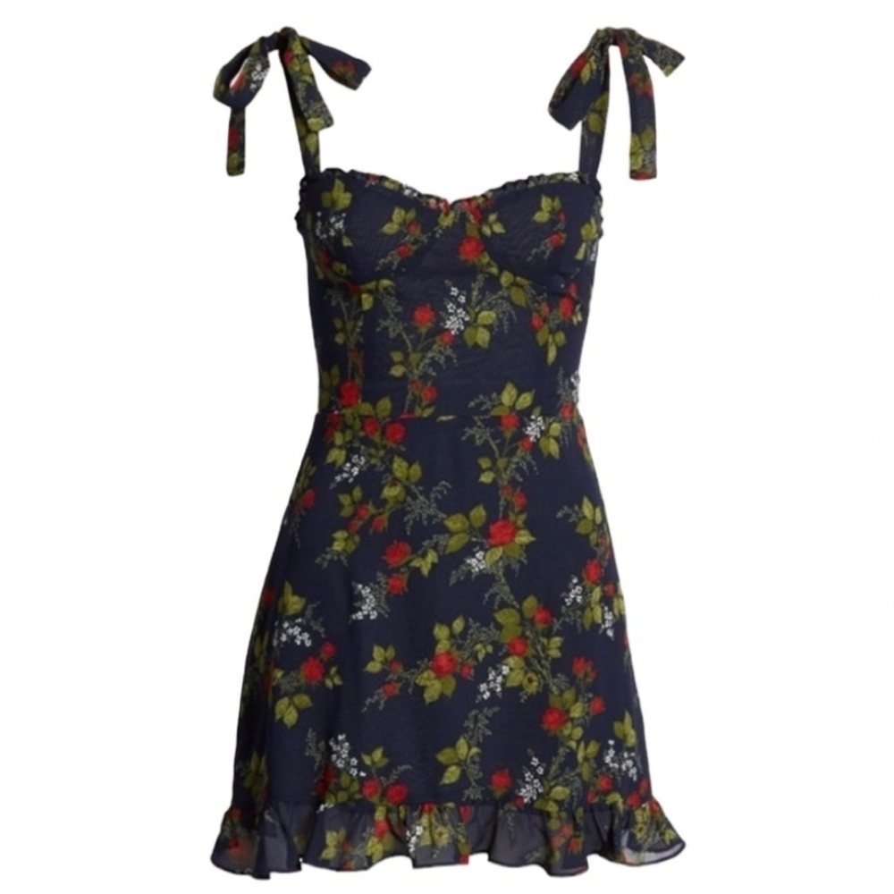 Reformation Christine mini dress With Tie Straps